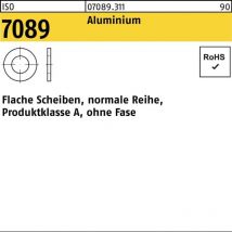 Unterlegscheibe iso 7089 o.Fase 5 Aluminium