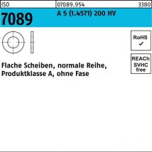 Unterlegscheibe iso 7089 o.Fase 12 a 5 (1.4571) 200 hv