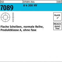 Unterlegscheibe iso 7089 o.Fase 10 a 4 200 hv