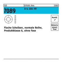 Unterlegscheibe iso 7089 o.Fase 4 a 4 200 hv