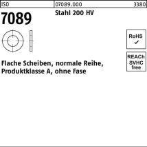 Unterlegscheibe Iso 7089 O.fase 18 Stahl 200 Hv