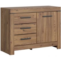 Petits-meubles - Buffet 1 porte 3 tiroirs Adam Bois