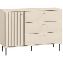 Petits-meubles - Buffet 1 porte 3 tiroirs Nova Cachemire