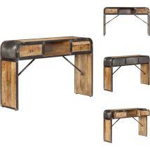 Buffet 120x30x75 cm bois de manguier massif - Buffet Ancien - Buffet Design - Buffet Industriel - Buffet Rustique - Mobilier Vintage