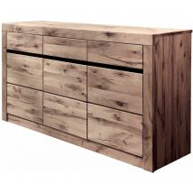 Massivmoebel24 - Buffet 155x45 Chênes sauvage et lombard huilé Bianco montreux 210