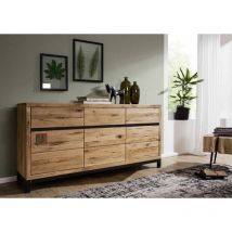 Massivmoebel24 - Buffet 175x45 Chêne sauvage huilé Bois naturel villanders 108