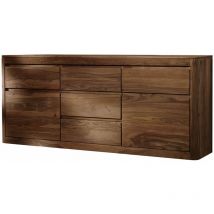 Massivmoebel24 - Buffet 185x40 Palissandre teinté Smoked cherry toronto 102