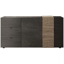 Veriaffari.it - calicosy - Buffet 2 Portes 3 Tiroirs L181 cm - Pluton