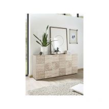 Azura Home Design - Buffet 3 portes mirel chêne 181 cm