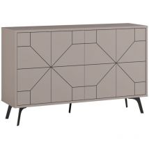 Cotecosy - Buffet 4 ante decorate L123 cm - Dune
