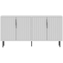 Calicosy - Buffet 4 Portes Striées L150 Cm - Clara