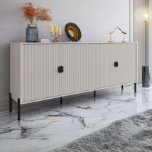 Buffet à 4 portes avec façade en cachemire mat 203,4x49x87,4H cm - Blast