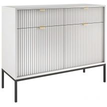 Pascal Morabito - Buffet avec 2 portes et 2 tiroirs - Gris - liouba de