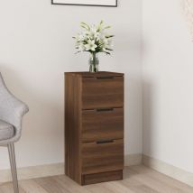 Buffet, Bahut, Armoire de rangement Chêne marron 30x30x70 cm Bois d'ingénierie FR993869 Maison Chic