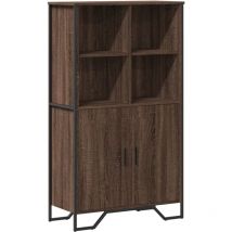 Helloshop26 - Buffet bahut commode armoire meuble de rangement organisateur cuisine salle de séjour salon haut 79,5 x 35,5 x 137,5 cm bois