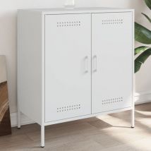 Maisonchic - Buffet, Bahut, Meubles de rangement, Commodes blanc 68x39x79 cm acier WFE438632 Maison Chic