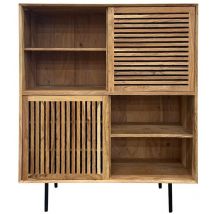 Made In Meubles - Buffet bar en bois d'acacia Salta