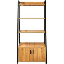 The Home Deco Factory - Bibliothèque en bois et métal