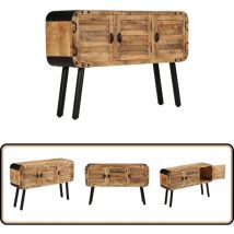 Buffet Bois de manguier massif 120x30x76 cm - Buffet - Meuble De Rangement - Mobilier - Bois De Manguier - Style Ancien