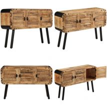 Buffet Bois de manguier massif 120x30x76 cm - Buffet - Meuble De Rangement - Mobilier - Bois De Manguier - Style Ancien - Home & Living