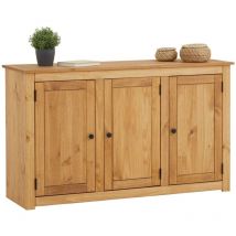 Caro-möbel - Buffet salle à manger cancun l 135 cm en bois - Finition laquée