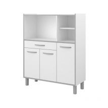 Ekipa - Buffet combiné de cuisine l 101cm Blanc - oslo