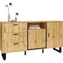Buffet, commode et portes, design color block