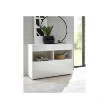 Zenzero Shop - Madia per cucina moderna bianco lucida, madia arredamento moderno