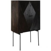 Dkd Home Decor - Commode Mangue Métal 84X43X153,5 Marron Foncé