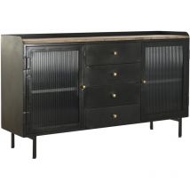 Commode Mangue Métal 145X40X85 Naturel