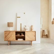 Berah Getah - Buffet en bois de mindi massif 160 cm