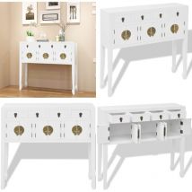 Buffet en style chinois en bois massif Blanc - Buffet - Meuble Tv - Commode - Armoire - Mobilier Oriental - Home & Living
