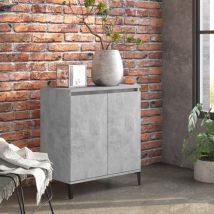 Nvees - Furniture Limited - Buffet gris béton 60x35x70 cm bois