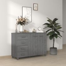 Supermarket - fimei Buffet Gris foncé 113x40x80 cm Bois massif de pin