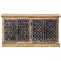 Made In Meubles - Buffet enfilade en bois de manguier Sahara