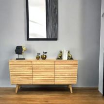 Pier Import - Buffet moderne en bois de chêne huilé (3 portes) cologne
