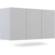 Petits-meubles - Buffet mural 3 portes Idao Blanc
