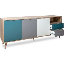 Concept-usine - perast - Buffet style scandinave tricolore 180 cm