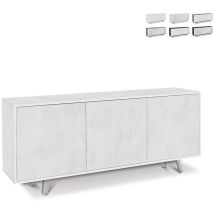 Sarmog - Buffet avec trois portes Bianco Ossido 177x41x h74 cm
