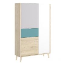 Buffet haut bica - 3 portes 1 tiroir - Multicolore