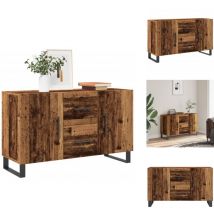 Buffet vieux bois 100x36x60 cm bois d'ingénierie - Buffet - Buffets - Meuble De Rangement - Meuble Buffet