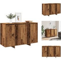 Buffet vieux bois 120x41x75 cm bois d'ingénierie - Buffet - Buffets - Meuble De Rangement - Meuble Buffet