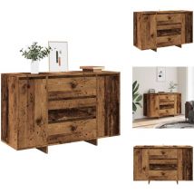 Buffet vieux bois 120x41x75 cm bois d'ingénierie - Buffet - Buffets - Meuble De Rangement - Meuble Buffet