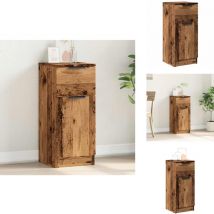 Buffet vieux bois 30x30x70 cm bois d'ingénierie - Buffet - Buffets - Armoire - Placard