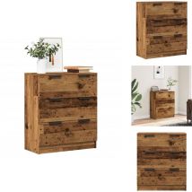 Buffet vieux bois 60x30x70 cm bois d'ingénierie - Buffet - Buffets - Meuble De Rangement - Meuble Buffet
