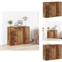 Buffet vieux bois 88x30x70 cm bois d'ingénierie - Buffet - Buffets - Meuble De Rangement - Meuble Buffet