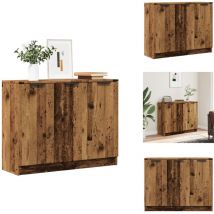 Buffet vieux bois 90,5x30x70 cm bois d'ingénierie - Buffet - Buffets - Armoire - Armoire
