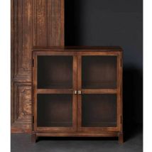 Buffet vitré Farah manguier marron 89x36x91cm