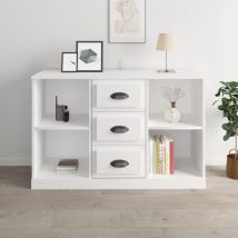 Design In - Buffet,Meuble de Rangement,Bahut pour Salon, Salle à Manger, Cuisine blanc 104,5x35,5x67,5 cm bois d'ingénierie CFW626053