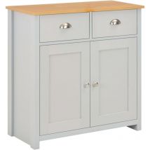 Design In - Buffet,Bahut, Meuble de Rangement Gris 79x35x81 cm CFW908071